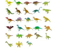 YgonziRuvc Mini Dinosaur Figures, 28Pcs Dinosaur Toys for Kids 3-8, Educational Figures, Glow in The Dark Dinosaurs, Party Favors, Travel Toys, Gift for Boys and Girls