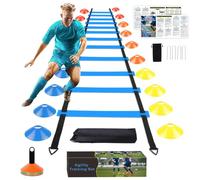 YGORTECH Football Training Equipment for Children and Young People (blue)