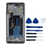 Ygpmoiki LCD Screen Display Touch Digitizer with Frame Assembly Replacement Red for Motorola Moto Edge 50 Fusion XT2429-1 6.7"