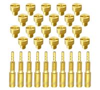 YGQ 30 Pcs for Mikuni Carburetor Main Jet and Pilot Slow Jet Kit Large Round N100.604 & VM28/486