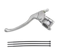 YGQ 7/8" 22mm Left Brake Handle Clutch Lever Perch for Coleman CT200U BT200X CT100U Predator 212 196cc 6.5HP Baja Massimo MB165 MB200 MBX10 Mini Bike CRF50 XR50 KLX110 SSR125 Pit Dirt Bike Silver