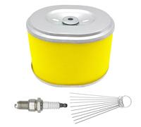 YGQ AFZE28 Air Filter for Honda GX 270 GX 240 8HP 9HP Engine Replaces 17210-ZE2-822 17210-ZE2-505 17210-ZE2-515 Lawn Mower Tiller Air Cleaner with Spark Plug