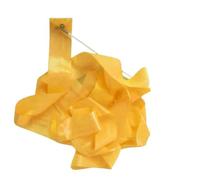 YGSGJSP Dance Ribbons 4M Colorful Dance Ribbon Gym Rhythmic Art Gymnastic Streamer Twirling Rod Stick Ballet For Training for dance(Yellow)