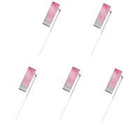 YGSGJSP Dance Ribbons 5/10pcs Flashing Star Gym Ribbons Dance Ribbon Rhythmic Art Gymnastics Ballet Streamer Twirling Rod Rainbow Stick Training 2M/4M for dance(2M,5Pcs White)