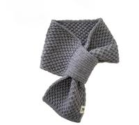 YGSIKY Women's Fur Collar Scarves for Winter,knitted small scarf for women, Autumn Winterwarm Knitted Crochet Scarf Wrap,muslin scarf fashion women's winter scarf (Grey)