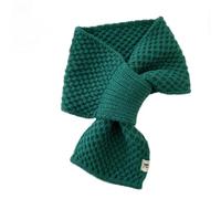 YGSIKY Women's Fur Collar Scarves for Winter,knitted small scarf for women, Autumn Winterwarm Knitted Crochet Scarf Wrap,muslin scarf fashion women's winter scarf (Green)