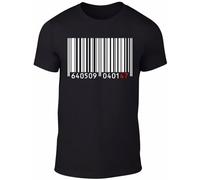 YGT56UYHft 47 Barcode T-Shirt - Inspired by Hitman Agent Assassin Game Black 3XL