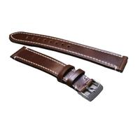 YGUK0J 20 22mm Large Size Lengthen Strap Genuine Leather Big Hand Watch Bracelet Cowhide Long Watchband Man Watch Belt(C,20mm)