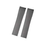 YGUK0J 21MM Black Blue Gray Green Rubber Silicone Watch Strap Waterproof Watchband Compatible With Longines Conquest HydroConquest L3 Accessories(DarkGray no clasp)