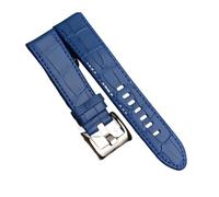YGUK0J 22 Mm Genuine Leather Watchband Men's Watch Strap Compatible With Montblanc Star 36065 Wtach Band Belt Bracelet Brown Black Blue(Blue)