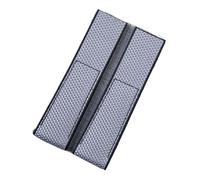 YGUK0J 22mm 24mm Soft Nylon Rubber Wristband Watch Band Accessories Compatible With Breitling Strap Compatible With NAVITIMER WORLD Bracelet(White Black Side,24MM WITH LOGO_BLACK BUCKLE)