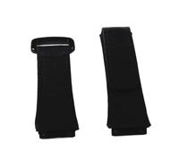 YGUK0J 25mm Men Nylon Canvas Stitching Genuine Leather Watchband Compatible With Watch Watch Strap Band Bracelet Buckle Screw Down(Black strap)