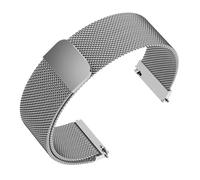 YGUK0J Milanese Magnetic Watch Strap Stainless Steel Metal Mesh Band Replacement Bracelet Compatible with Huawei GT3 Watch 16mm 18mm 20mm 22mm(Silver,12mm)