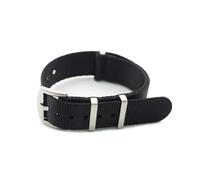 YGUK0J Nylon Strap 20mm 22mm Seatbelt Watch Band Sports Compatible with O-mega Watchband Replacement(Black,22mm)