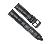 YGUK0J Universal Replacement Leather Watch Strap Leather Watchband For Men Women 12mm 14mm 16mm 18mm 20mm 22mm 24mm Watch Band(Black-BK,16mm)