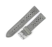 YGUK0J Velour Strap, Porous Strap, Suitable For Cowhide Quick-release Raw Ear Watch Accessories(Gray,24mm)