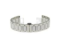 YGUKOJ 12 14 16 18 20 22mm Women's Men's Ceramic Watch Strap Soft Smooth Fill Multi WatchBand Stainless Steel Common Bracelets(Silver-White,21mm)