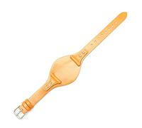 YGUKOJ Latest Charm Leather Bracelet 18mm Watchband Fashion Watch Strap Compatible with Fossil ES3616 ES3838 ES4114 Band with Mat Quick Release Bar(Yellow_18mm Rose Buckle)