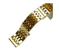 YGUKOJ Stainless Steel Watch Band Strap 12mm 14mm 16mm 18mm 20mm 22mm 24mm Metal Watchband Replacement Bracelet Men Women WristBand(Silver rose gold,22mm)