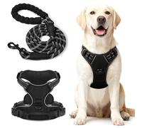 YGVQN Dog Towing Vest Strap, Harness with Handle Control+1.5M Towing Rope, for Australian Shepherd, Golden Retriever | Durable Reinforcement with Metal Buckles, Ideal for Walking and Training (L)