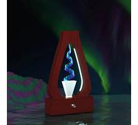 YGWXYYZJ Portable Anti Gravity Water Flow Table Lamp Colour Ambiance LED with 10 Water Flow Variation Modes Creative Gift Night Light for Home Indoor Lighting, Bedroom, Livingroom (Red)