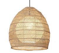 YGZPALH Mid Century Modern Chandelier Rattan Light Fixtures For Dining Room Set Of 1 Bohemian Rattan Bamboo Pendant Lightings Farmhouse For Kitchen Sink Living Room Bedroom Nightstands