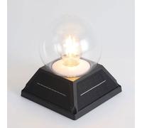 YGZPALH New Triangle Solar Post Lights Waterproof Fence Fence Column Head Lamp Fixtures Modern Entrances Posts Head Fixtures with Globe Glass Shade for Patio Garden Driveways Yard Porch Pathway