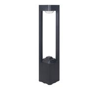 YGZPALH Outdoor LED Post Lights Hard Wired, AC 110V 23.6" Column Cap Light, Modern Solar Lighting Matte Black Pillar Lights Outdoor Waterproof Fixtures, for Patio Garden Entrances Posts Head Lamp
