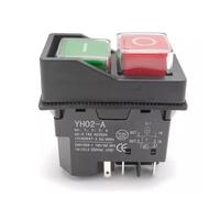 YH02-A 4Pins/5Pins Electromagnetic Starter Push Button Switches 16A AC250V IDGTTLDF(5-pin)