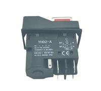YH02-A 4Pins/5Pins Electromagnetic Starter Push Button Switches 16A AC250V IP55 1Pcs(5 Pins)