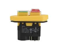 YH02-A Electromagnetic switch 110V 8A / 220V 15A 4PIN 5PIN machine tool equipment waterproof panel start button(4PIN,220V)