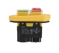 YH02-A Electromagnetic Switch 110V 8A / 220V 15A 4PIN 5PIN Starter Push Button For Machine Tool Equipment 1Pcs(4PIN,110V)