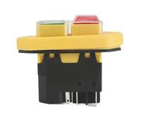 YH02-A Electromagnetic Switch 110V 8A / 220V 15A 4PIN 5PIN Starter Push Button for Machine Tool Equipment Waterproof Panel(5PIN,110V)