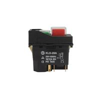 YH02-A KLD-28 4/5Pin Electromagnetic Start Stop Button Machine Tool Accessories Slicer Controller Magnetic Power Switch KJD17F(5PIN)