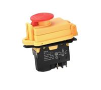YH02-A YH01-A Electromagnetic Switch 110V 8A 220V 15A 4PIN 5PIN Starter Push Button for Machine Tool Equipment Waterproof(4PIN Plug,220V)