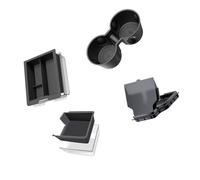YHAILI 6pcs Interior Addons Set Including Hidden Compartment and Two Layer Refrigerator for Efficient Organization Space Saving