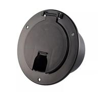 YHAILI Electrical Cable Hatches with Lid for Trailer Boat Truck Power Cable Hatches 5Inch Round Electric Cable Hatches