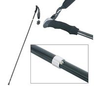 YHAILI Folding Alumimum Alloy Wading Staff Light Weight Fly Fishing Stick Rod with Pouches Outdoor Hiking Fishing Accessories