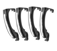 YHAINI Car Exterior Door Handles Car Exterior Door Handle Q7 2007-2015 for Smart Sensor 4L0837205A 4L0837205B(4 PCS Black)