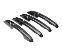 YHAINI Car Exterior Door Handles Car Left Exterior Door Handle for evoque for Discovery 5 for Sport Dry Carbon Fiber Cover Shell Add On