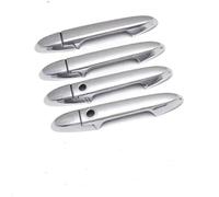 YHAINI Car Exterior Door Handles Car Left Exterior Door Handle for Jazz 2014-2020 Carbon Fiber for Chrome Side Cover