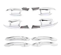 YHAINI Car Exterior Door Handles Car Left Exterior Door Handle for tiggo 8 Pro Max 2023 2024 2025 Cover Chromium(2)