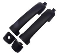 YHAINI Car Exterior Door Handles Car Rear Tailgate Handle for Toyota Tundra 2007-2017 2018 Outside Exterior Door Black Front Left Right