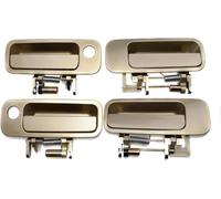 YHAINI Car Exterior Door Handles Outer Door Handle for Toyota for Camry 1997-2001 4PCS Beige Front Rear Left Right Outside Exterior