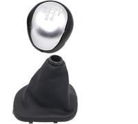 YHAINI Car Gear knob 5 for Speed Maunal Car Shifter Lever Head Handball for Kia for Forte Koup(5 Speed Silver Pair)
