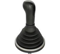 YHAINI Car Gear knob Car Handle Shift Knob Head Grip Lever for Ford for Fiesta MK6 2002-2008(Black 5 Speed Dust Cover)