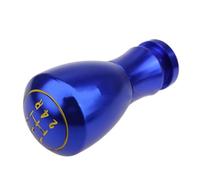 YHAINI Car Gear knob Car Manual 5 for Speed Gear Head Shift Knob Shifter Lever for Peugeot(Blue)