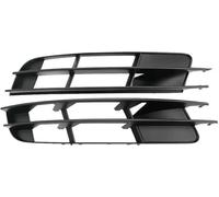 YHAINI Fog Light Grilles Covers Double Bridge Grill For Q7 2007-2009 Car Front Left Right Lower Bumper Grills Fog Light Grille(1pair)