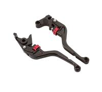 YHAINI Motorcycle Brake and Clutch Lever Motorcycle 158mm Short 7/8" Thumb Roller Brake Clutch Levers for Yamaha YZF R1 04-08 R6 05-16(Black)