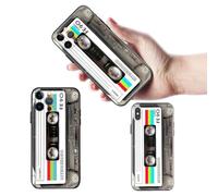 YHan Compatible iPhone Case,Cassette Tape Shockproof Music Cool Phone Case Bumper Heavy Duty Matte Finish Protective Cover, A Personalized Phone Case Specially Designed for Cool Women and (17 Air)